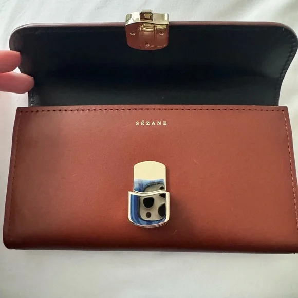 Sézane Milo Large Leather Wallet - Picture 5 of 9